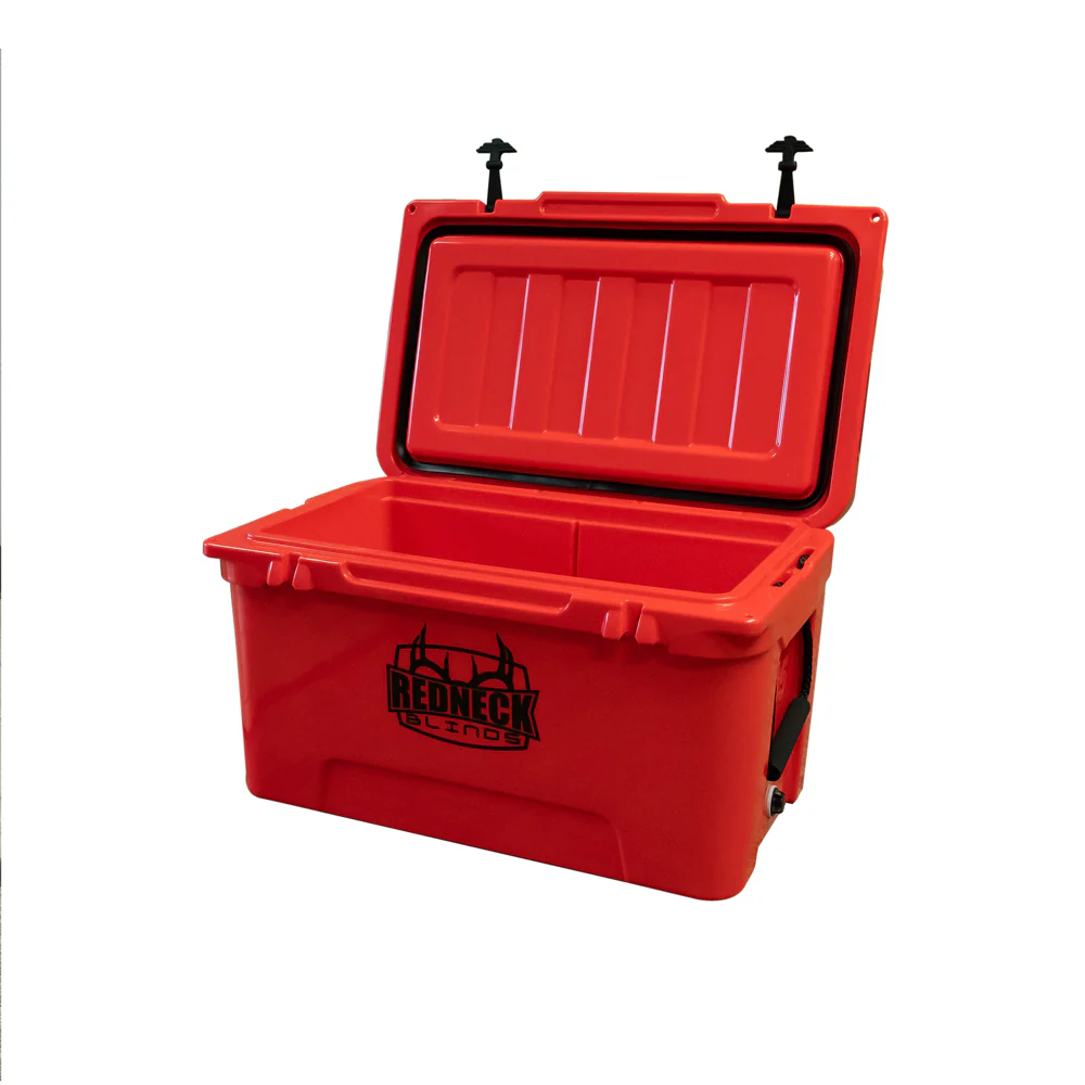 65 Qt Cooler - Red w/ Redneck Logo - Image 3