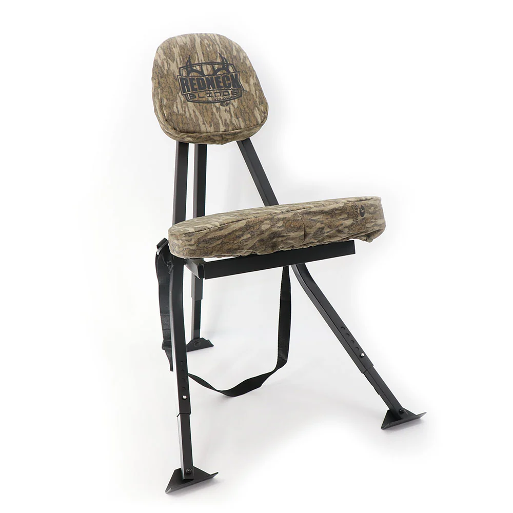 Folding Swivel Hunting Chair in Camo - Image 4